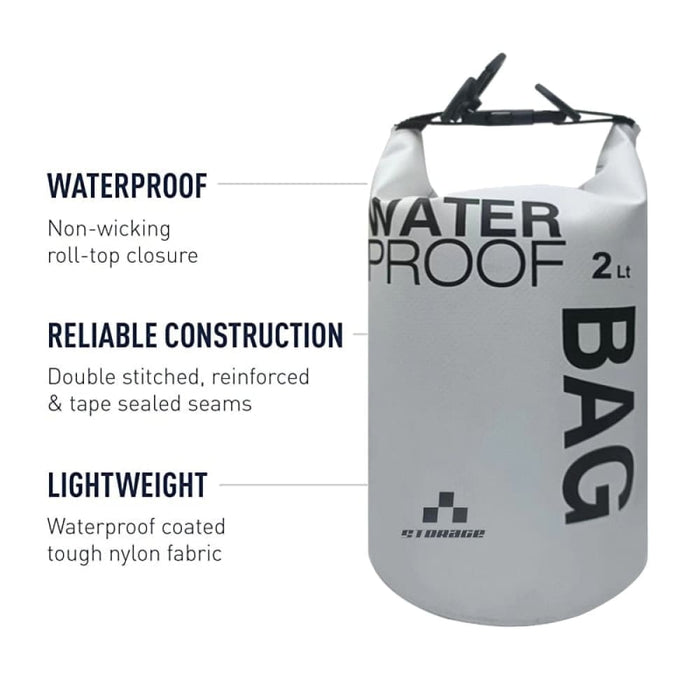 2l Waterproof Dry Bag Pack Sack Swimming Rafting Fishing