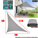 Waterproof Polyester Square Rectangle Shade Sail Garden