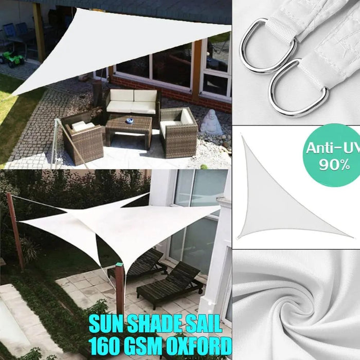 Waterproof Sun Shelter Triangle Sunshade Protection Outdoor