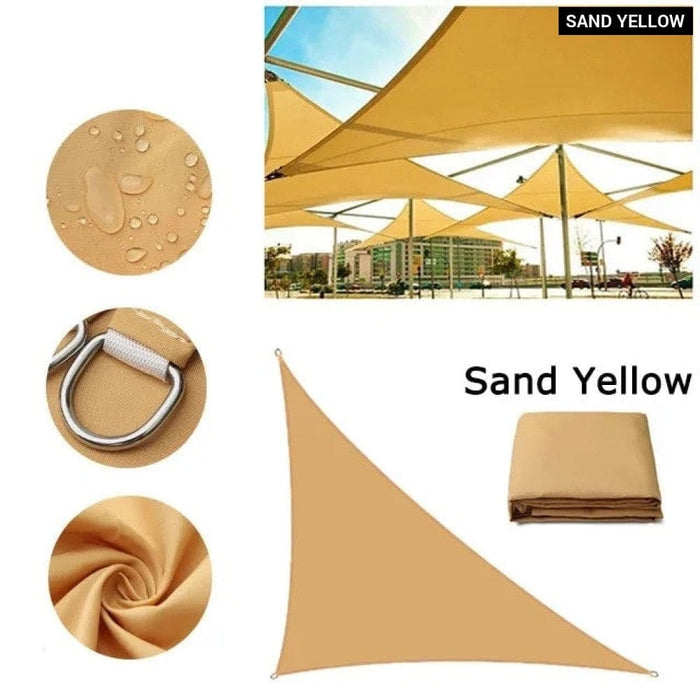 Waterproof Sun Shelter Triangle Sunshade Protection Outdoor