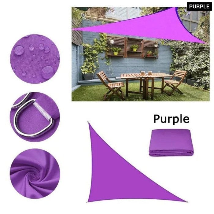 Waterproof Sun Shelter Triangle Sunshade Protection Outdoor