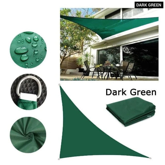 Waterproof Sun Shelter Triangle Sunshade Protection Outdoor