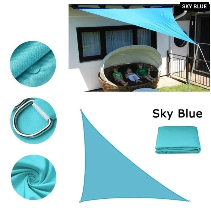 Waterproof Sun Shelter Triangle Sunshade Protection Outdoor