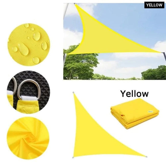 Waterproof Sun Shelter Triangle Sunshade Protection Outdoor