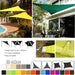 Waterproof Sun Shelter Triangle Sunshade Protection Outdoor