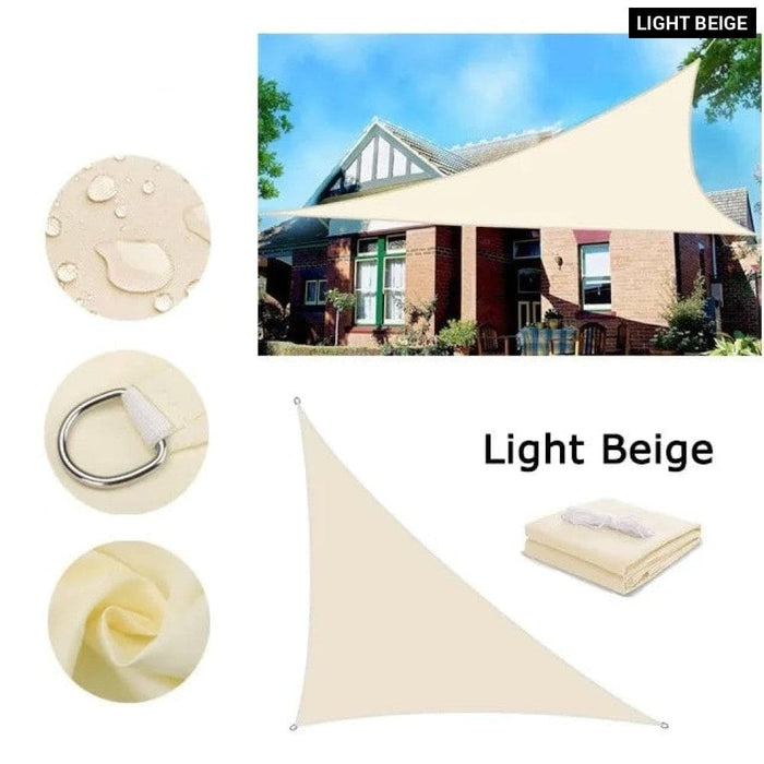 Waterproof Sun Shelter Triangle Sunshade Protection Outdoor