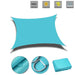 Waterproof Skyblue Square Rectangle Shade Sail Garden