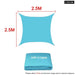 Waterproof Skyblue Square Rectangle Shade Sail Garden