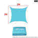 Waterproof Skyblue Square Rectangle Shade Sail Garden