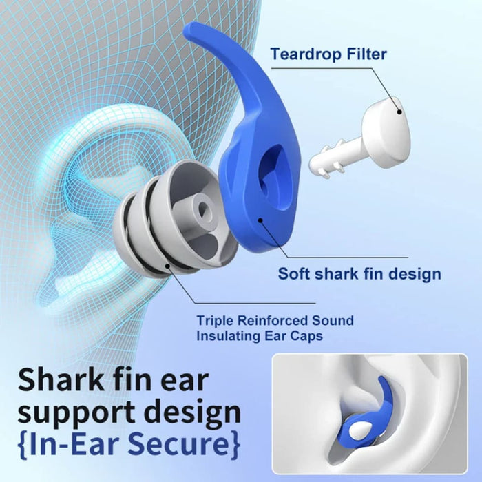 Waterproof Sleeping Earplugs For Noise Reduction