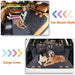 Waterproof Storage Pockets Dog Seat Cover Mesh Visual