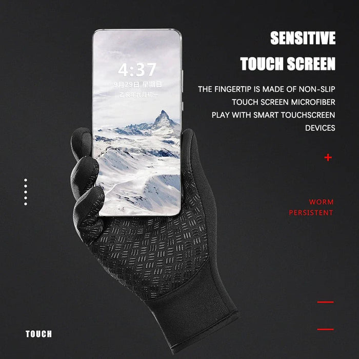 Waterproof Touch Screen Winter Gloves For Cycling