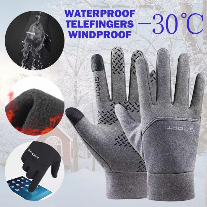 Waterproof Winter Biker Gloves For Touchscreen