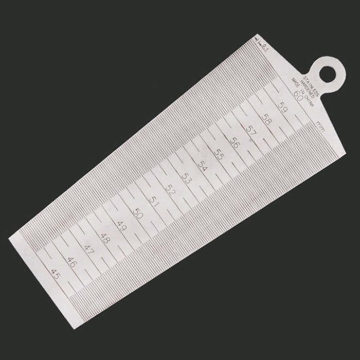 Wedge Feeler Gap 45-60mm Stainless Steel Ruler Inspection