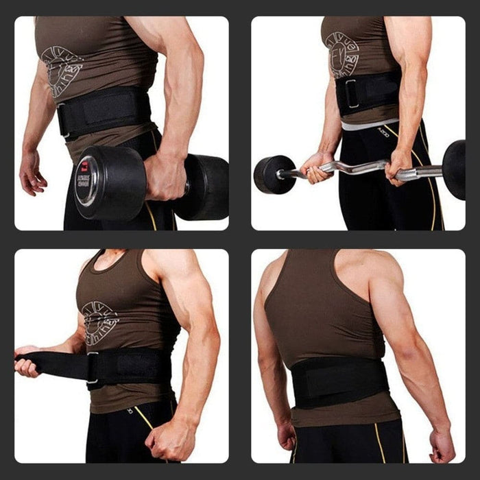 Weight Lifting Back Support Workout Belt With Metal Buckle