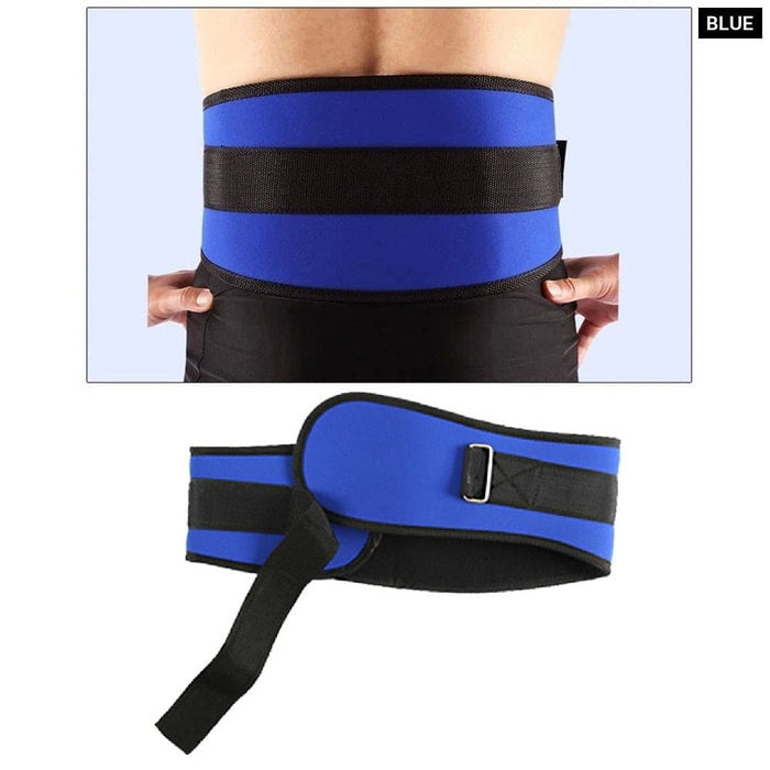 Weight Lifting Back Support Workout Belt With Metal Buckle