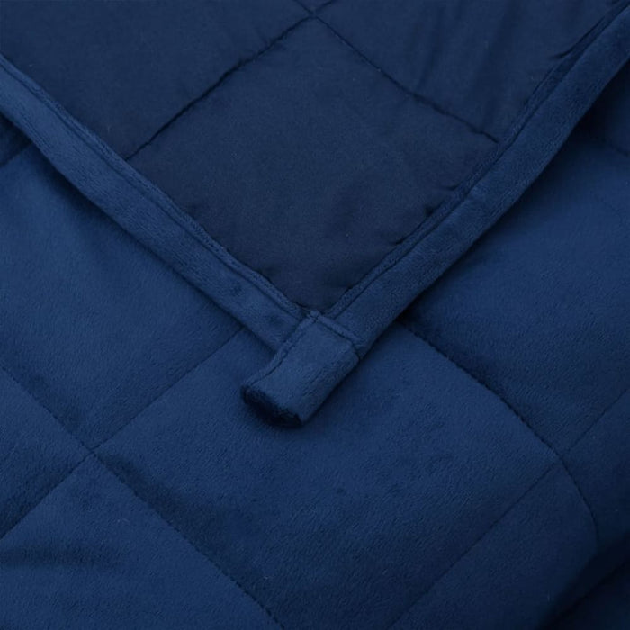 Weighted Blanket Blue 150x200 Cm 11 Kg Fabric Tpbikt