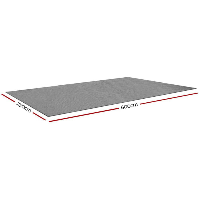 Weisshorn 6 x 2.5m Annex Floor Mat - Grey