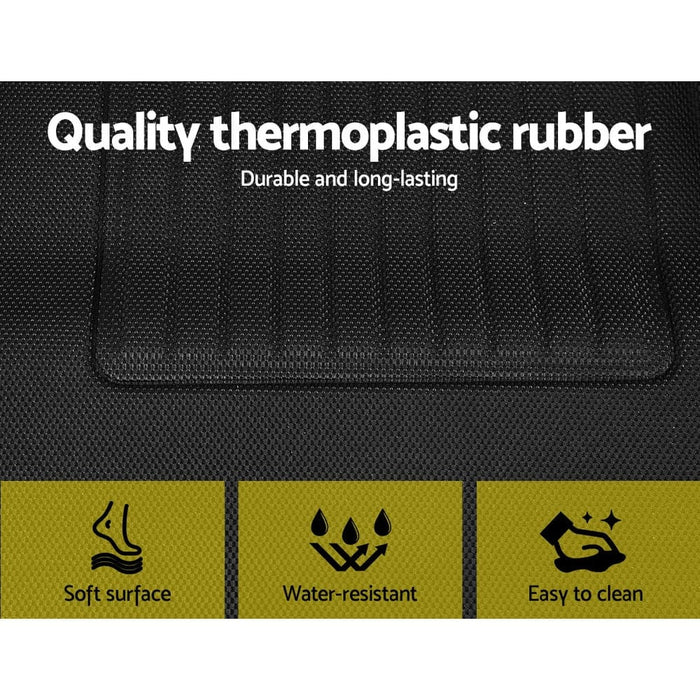 Weisshorn Tesla Model 3 Car Rubber Floor Mats Front & Rear