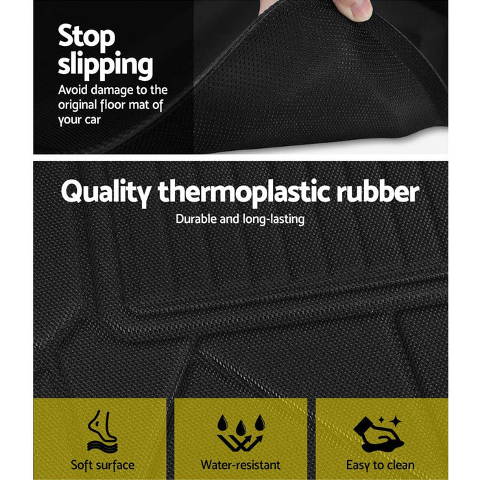 Weisshorn Toyota Rav4 Car Rubber Floor Mats Front & Rear