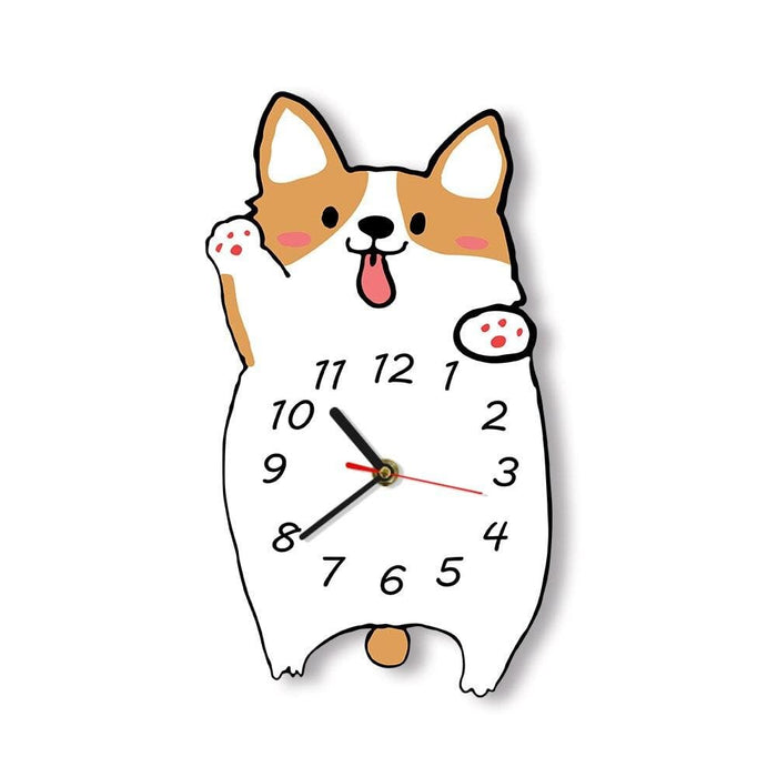 Welsh Corgi Dog Wall Clock