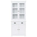 Welsh Dresser with 4 Doors Mdf and Pinewood 80x40x180 Cm