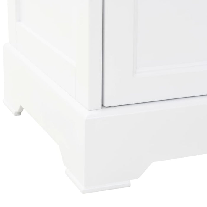 Welsh Dresser with 4 Doors Mdf and Pinewood 80x40x180 Cm