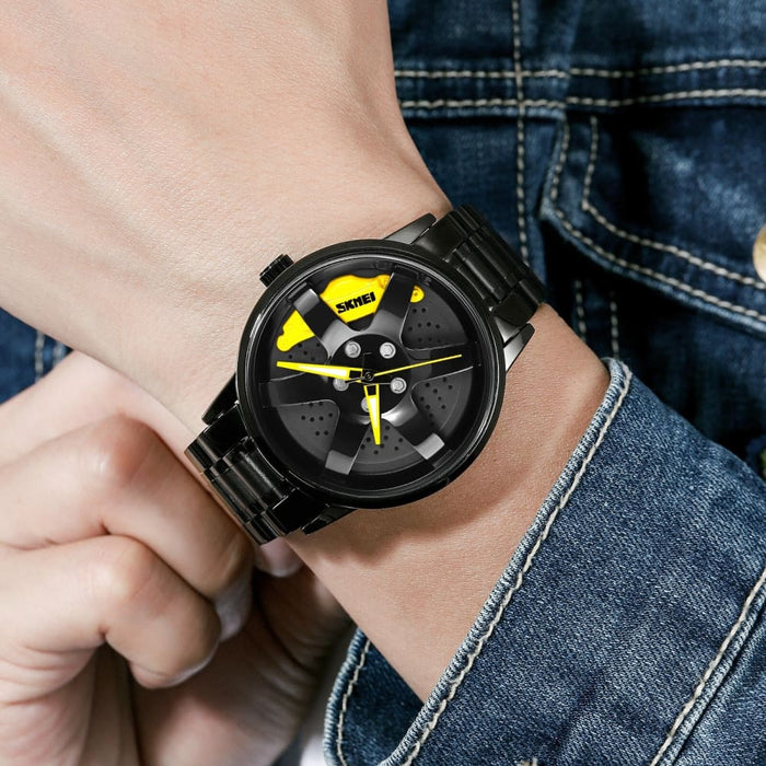 Wheel Hub Dial Design Casual Watch