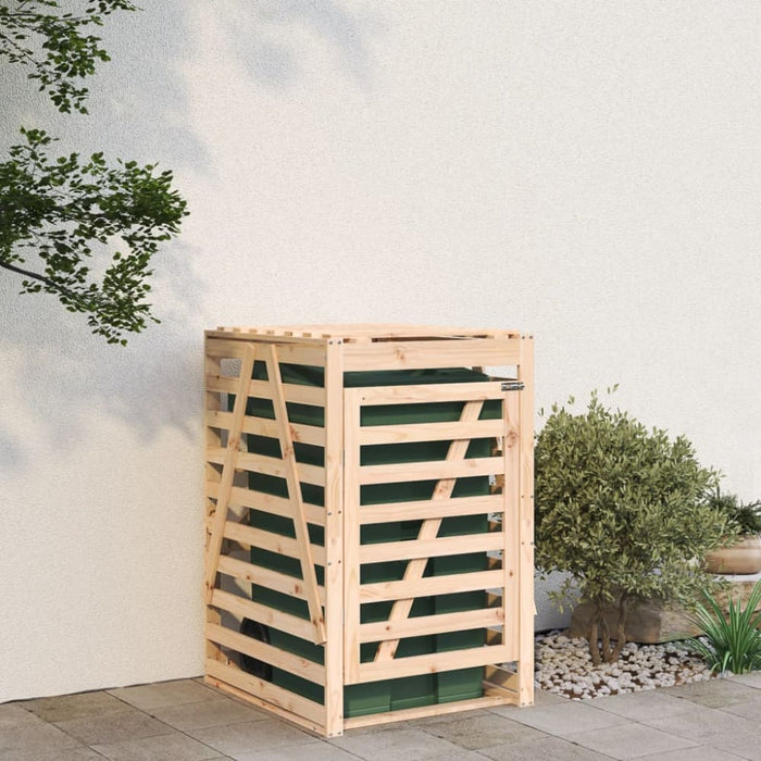 Wheelie Bin Storage 84x90x128.5 Cm Solid Wood Pine Nxpobb