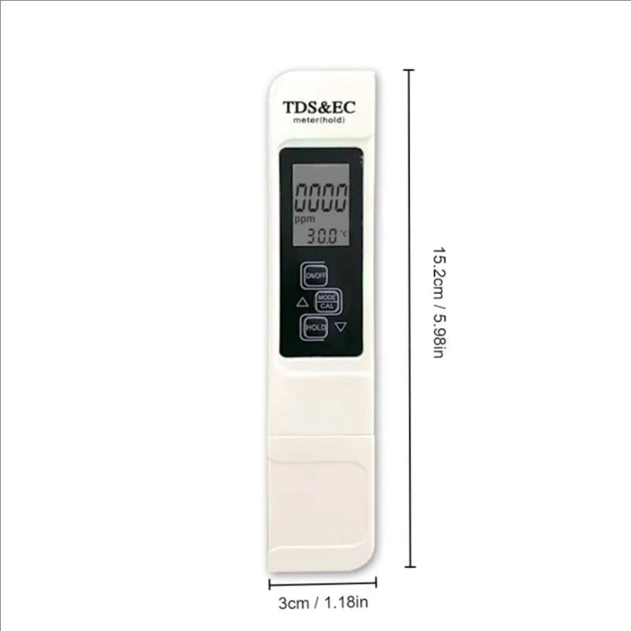 White Handheld Tds Digital Water Tester High Precision