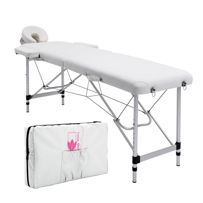 White Portable Beauty Massage Table Bed Therapy Waxing 2