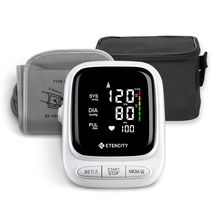 White Smart Blood Pressure Monitor