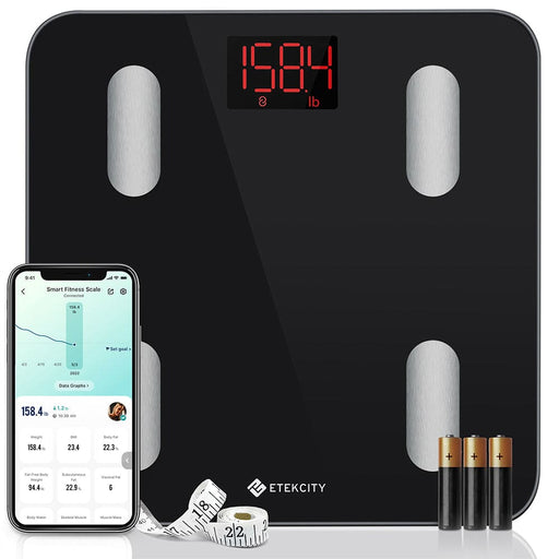 Wifi Body Weight Scale Black