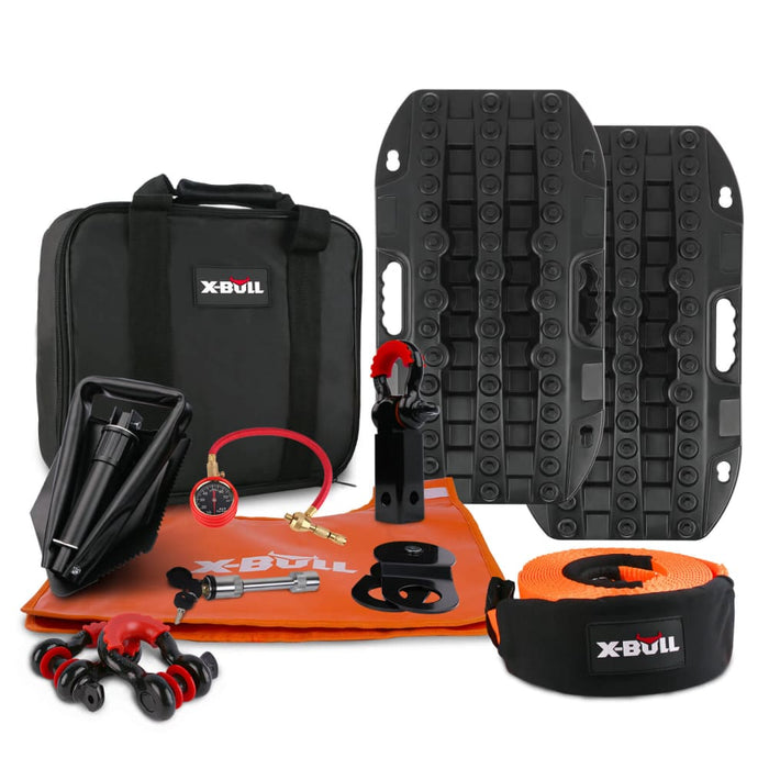 Winch Recovery Kit With Mini Tracksboards Snatch Strap