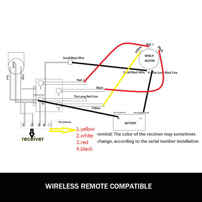 Winch Solenoid Relay Wiring Controller 500a 12v And 150ft