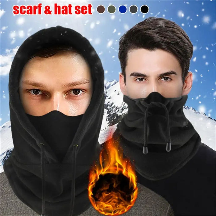 Windproof Winter Cycling Cap Warm Balaclava Hood