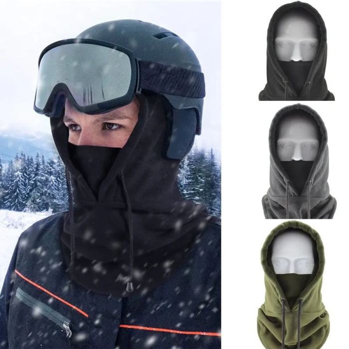 Windproof Winter Cycling Cap Warm Balaclava Hood