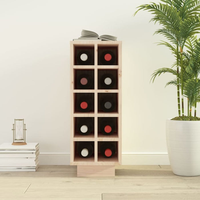 Wine Cabinet 23x34x61 Cm Solid Wood Pine Nxbkio