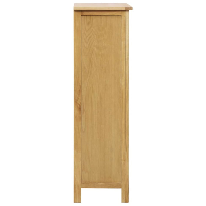 Wine Cabinet 56x32x110 Cm Solid Oak Wood Xaiala