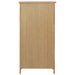 Wine Cabinet 56x32x110 Cm Solid Oak Wood Xaiala