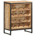 Wine Cabinet 62x33x78.5 Cm Rough Mango Wood Txblnp