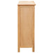 Wine Cabinet 72x32x90 Cm Solid Oak Wood Xaibat