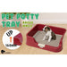 Wine Dog Pet Potty Tray Training Toilet Raised Walls T1