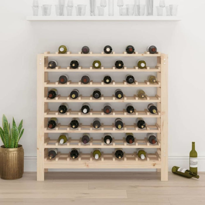 Wine Rack 109.5x30x107.5 Cm Solid Wood Pine Nxxptl