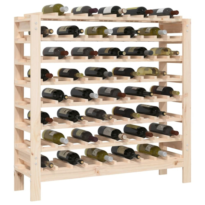 Wine Rack 109.5x30x107.5 Cm Solid Wood Pine Nxxptl