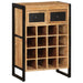 Wine Rack For 16 Bottles Solid Wood Mango Ttnala