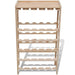 Wine Rack For 25 Bottles Wood Xaobln