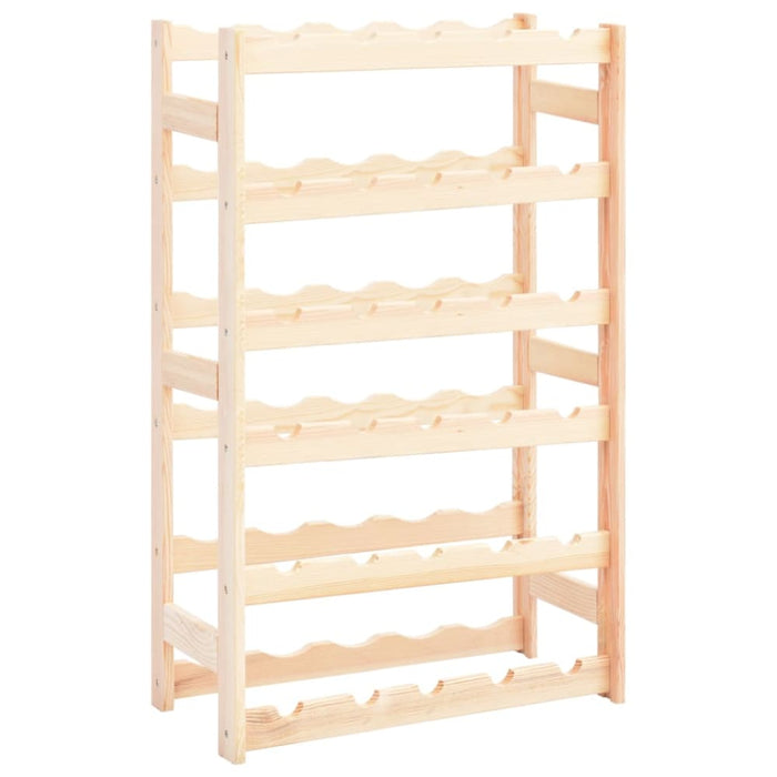 Wine Rack For 30 Bottles Solid Wood Pine Xnloka