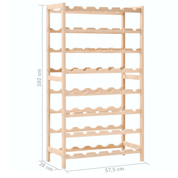 Wine Rack Cedar Wood 57,5x28x102 Cm Xalaao