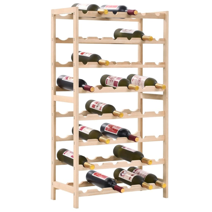 Wine Rack Cedar Wood 57,5x28x102 Cm Xalaao